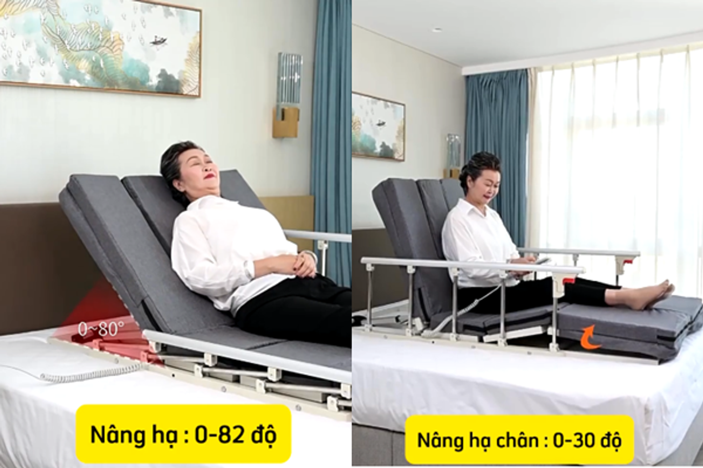 Giường bệt tự động nâng lưng và chân OROMI XSJ-I